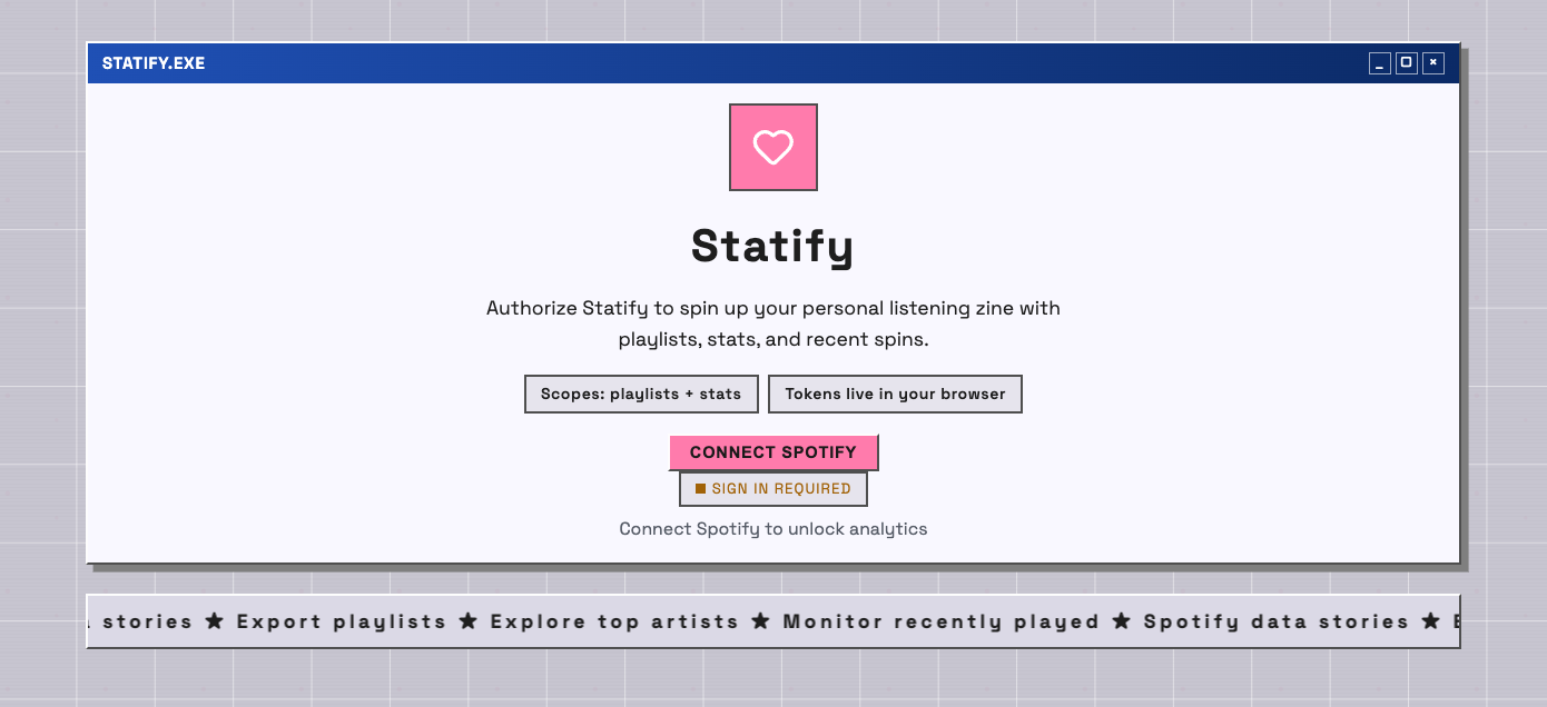 Statify Anton Florendo